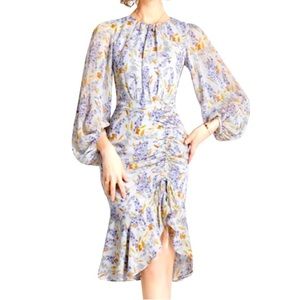 Long Sleeve asymmetrical o.p.t dress.